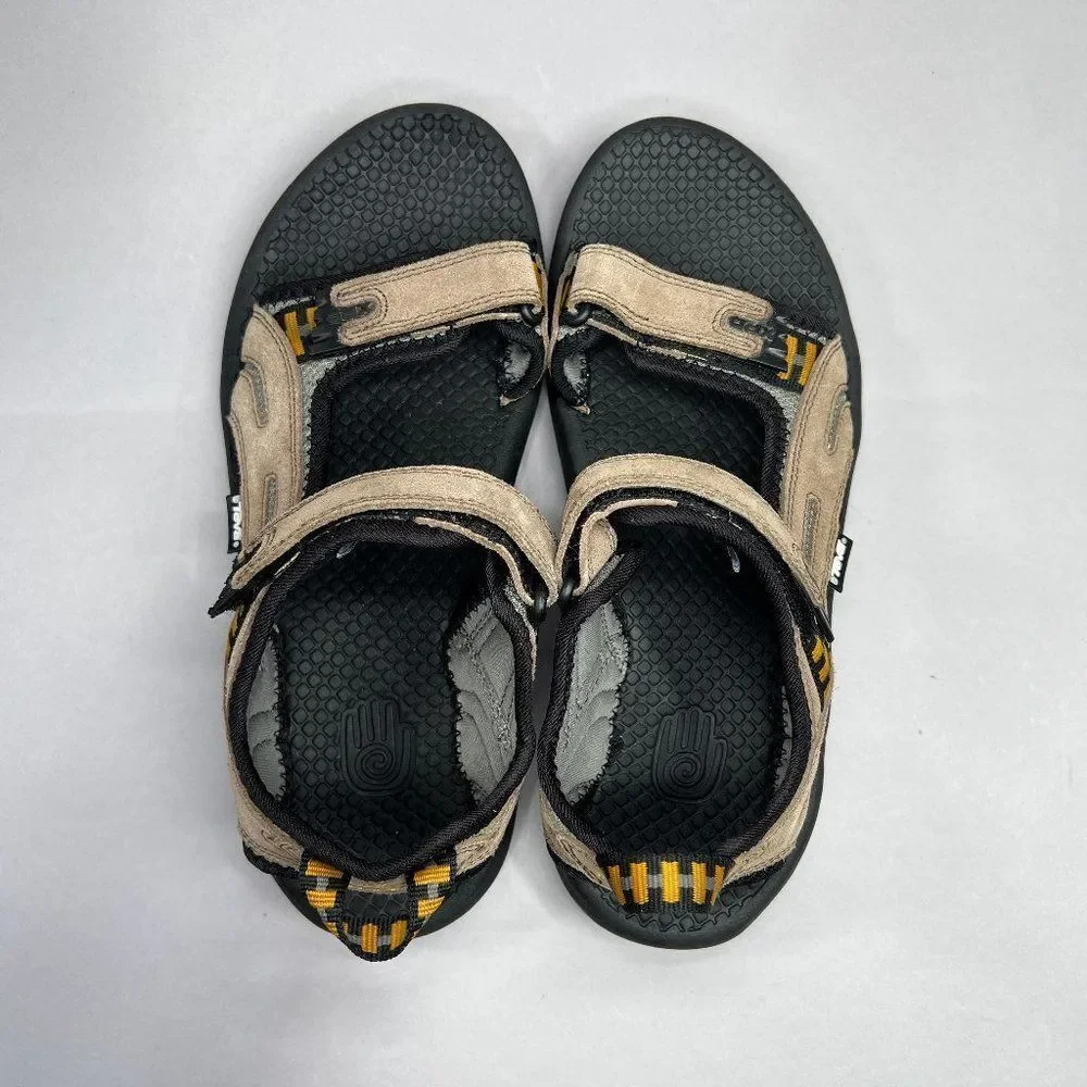 Teva XPD Spoiler II Sandals Men's Size 10 Tan Suede Outdoor Trail‎ Hiking Sport